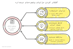 مزایای پنجره دوجداره UPVC در کاهش مصرف انرژی و هزینه ها